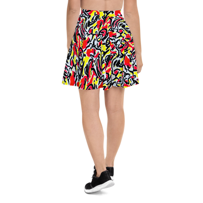 Skater Skirt - Cosmic Brushstrokes