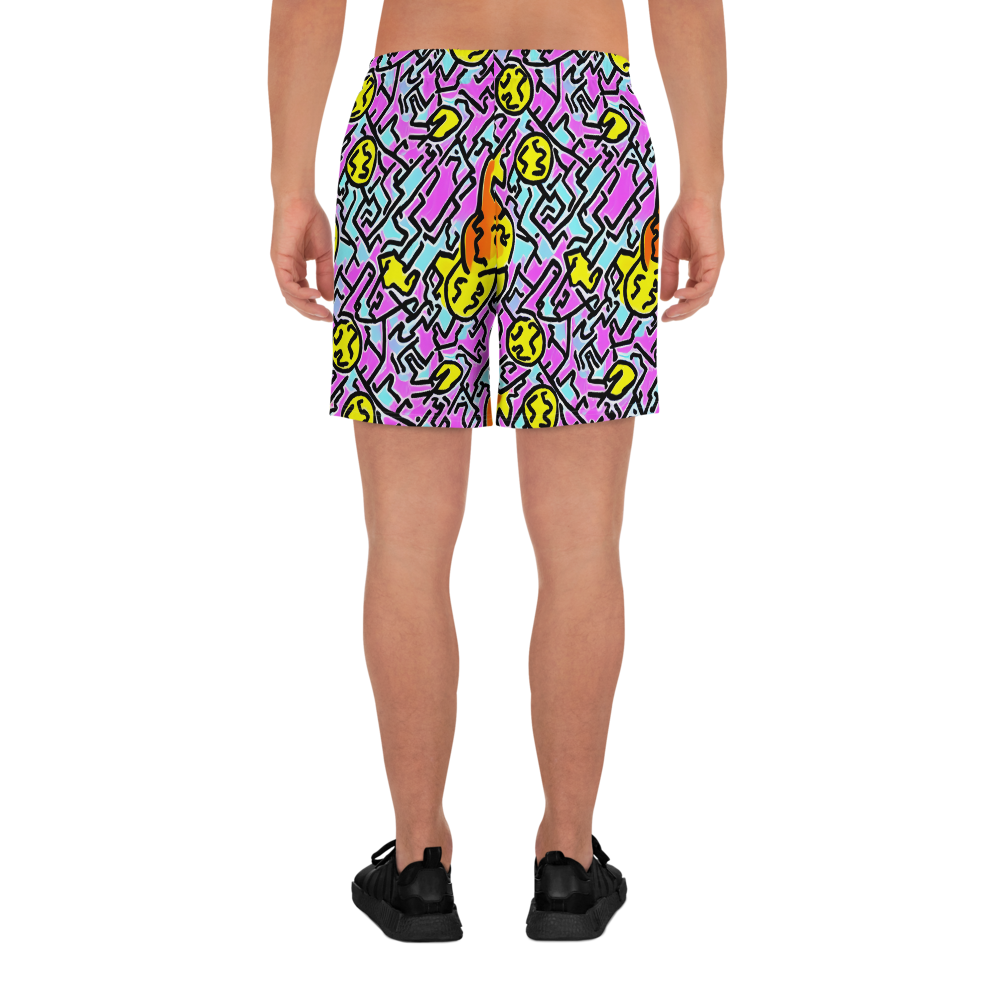 Men's Athletic Shorts - Punk Doodles