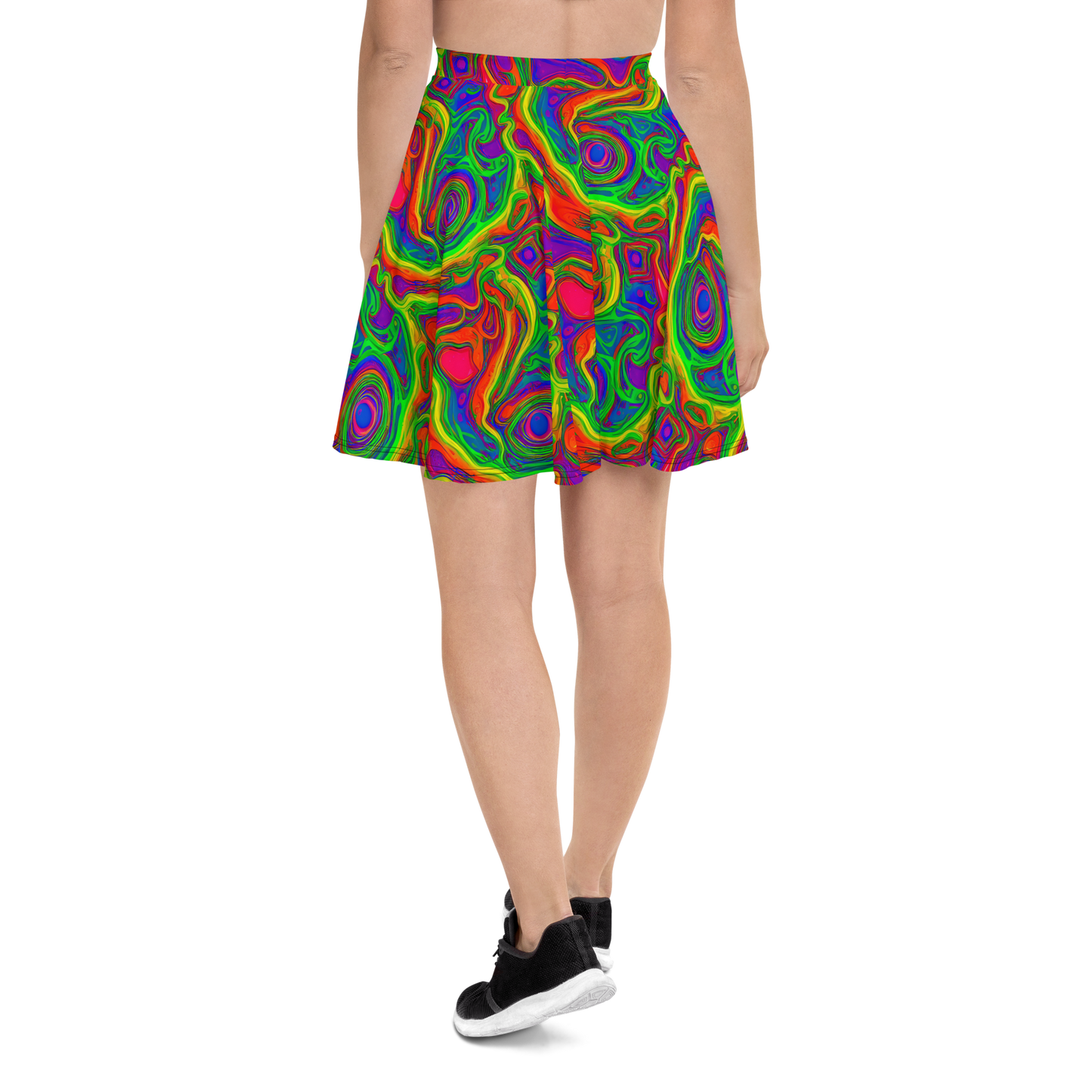 Skater Skirt - Psychedelic Waves