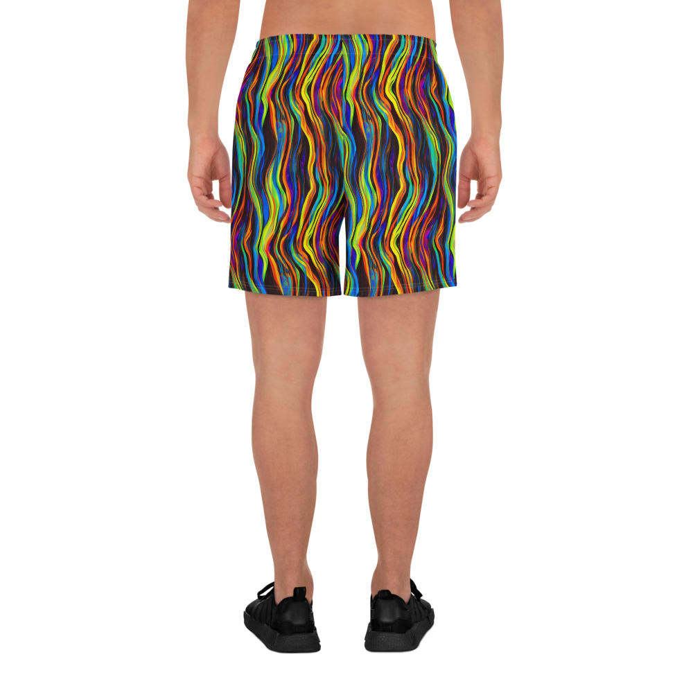 Men's Athletic Shorts - Celestial Waves