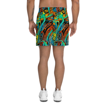 Men's Athletic Shorts - Flaming Mirage