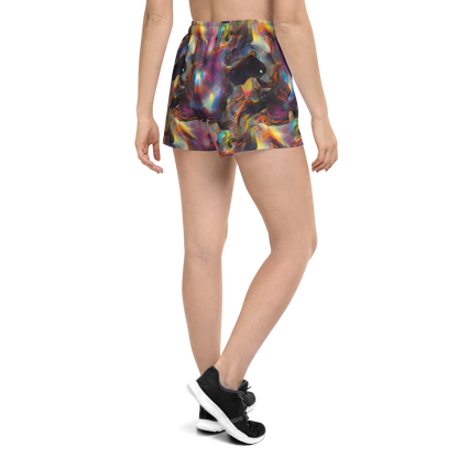 Women’s Athletic Shorts - Cosmic Fusion