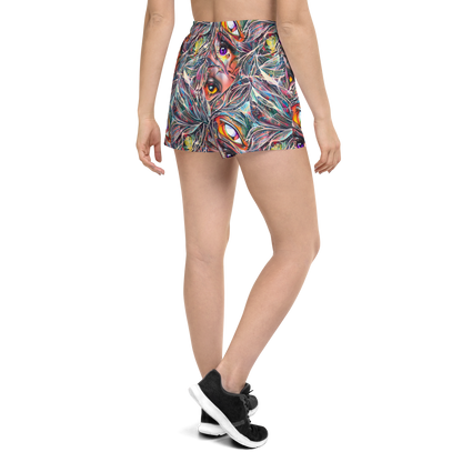 Women’s Athletic Shorts - Prismatic Reverie