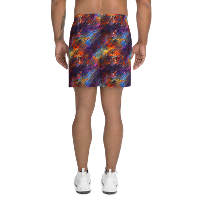 Men's Athletic Shorts - Auroral Ripples