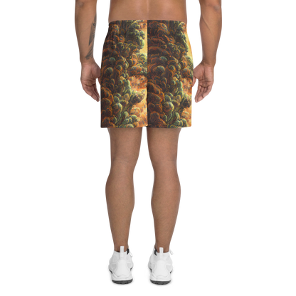 Men's Athletic Shorts - Volcanic Cascade