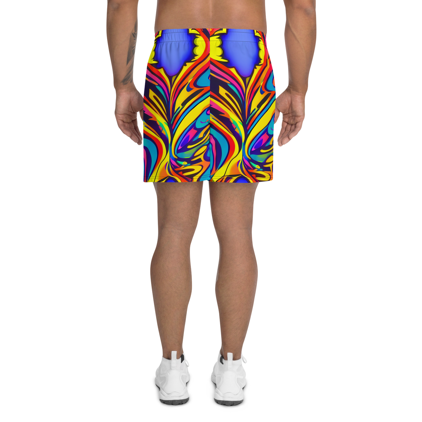 Men's Athletic Shorts - Electric Ecstasy