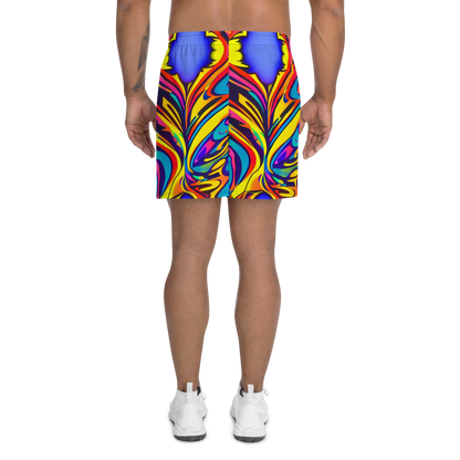 Men's Athletic Shorts - Electric Ecstasy