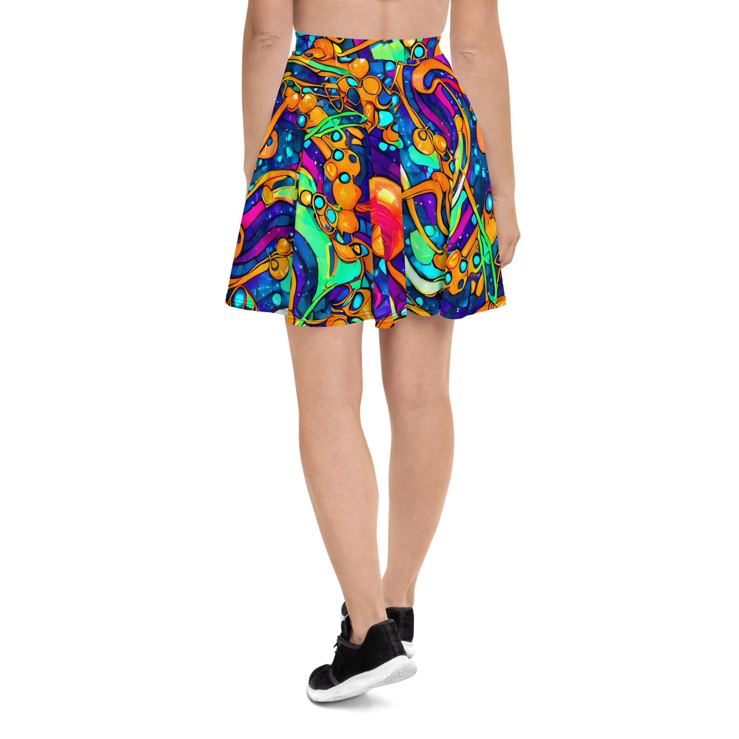 Skater Skirt - Iridescent Nebula