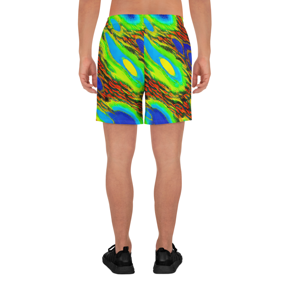 Men's Athletic Shorts - Hodgkin's Blaze