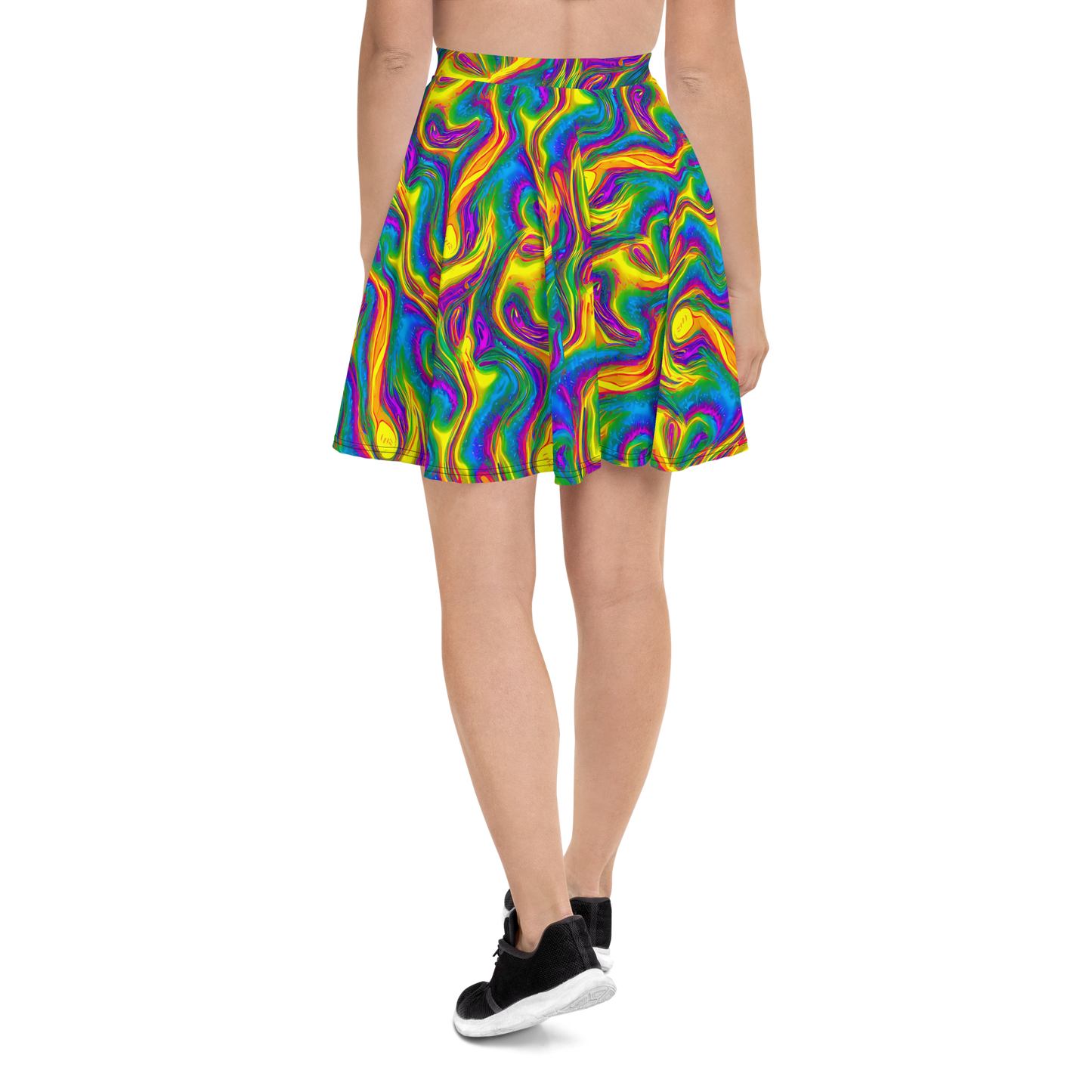 Skater Skirt - Electric Aurora