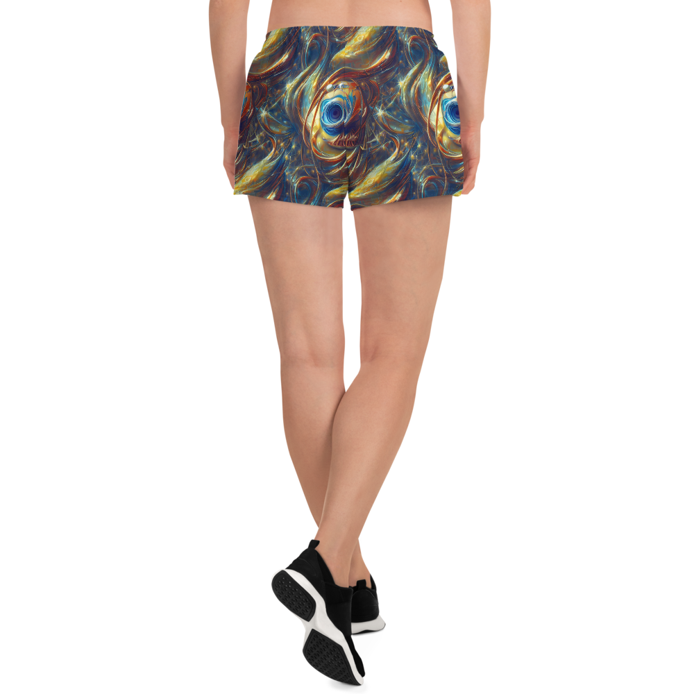 Women’s Athletic Shorts - Celestial Vortex