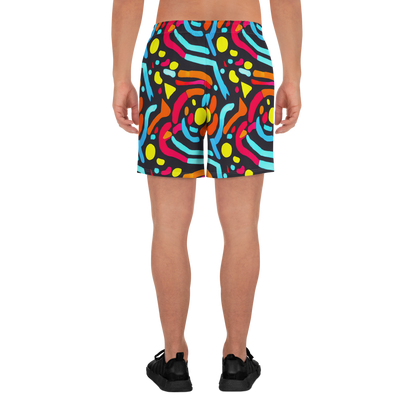 Men's Athletic Shorts - Midnight Stream