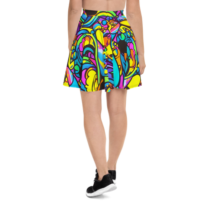 Skater Skirt - Kaleidoscopic Flow