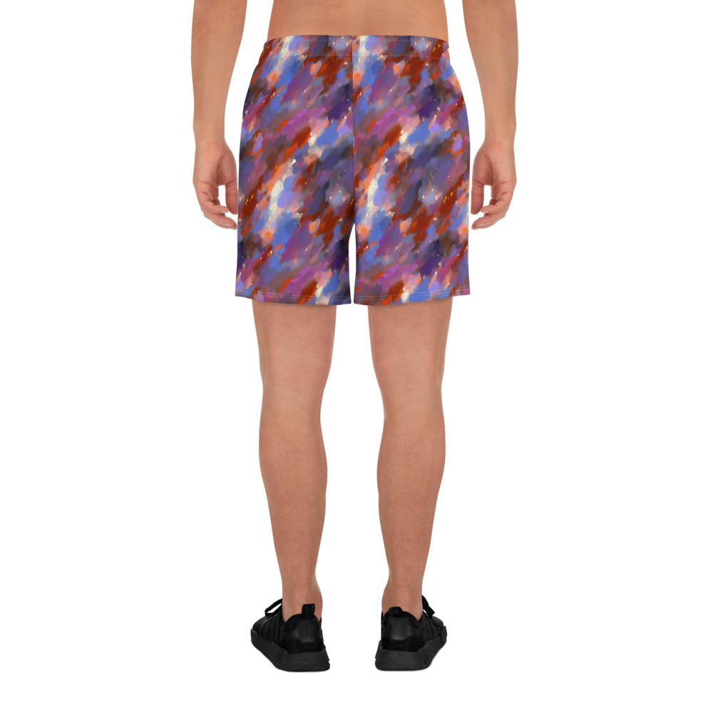 Men's Athletic Shorts - Celestial Brushstroke