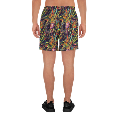 Men's Athletic Shorts - Psychedelic Deep Space