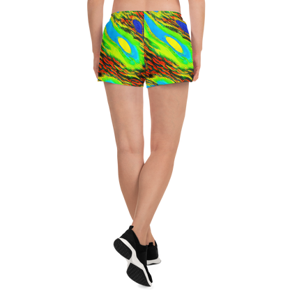 Women’s Athletic Shorts - Hodgkin's Blaze