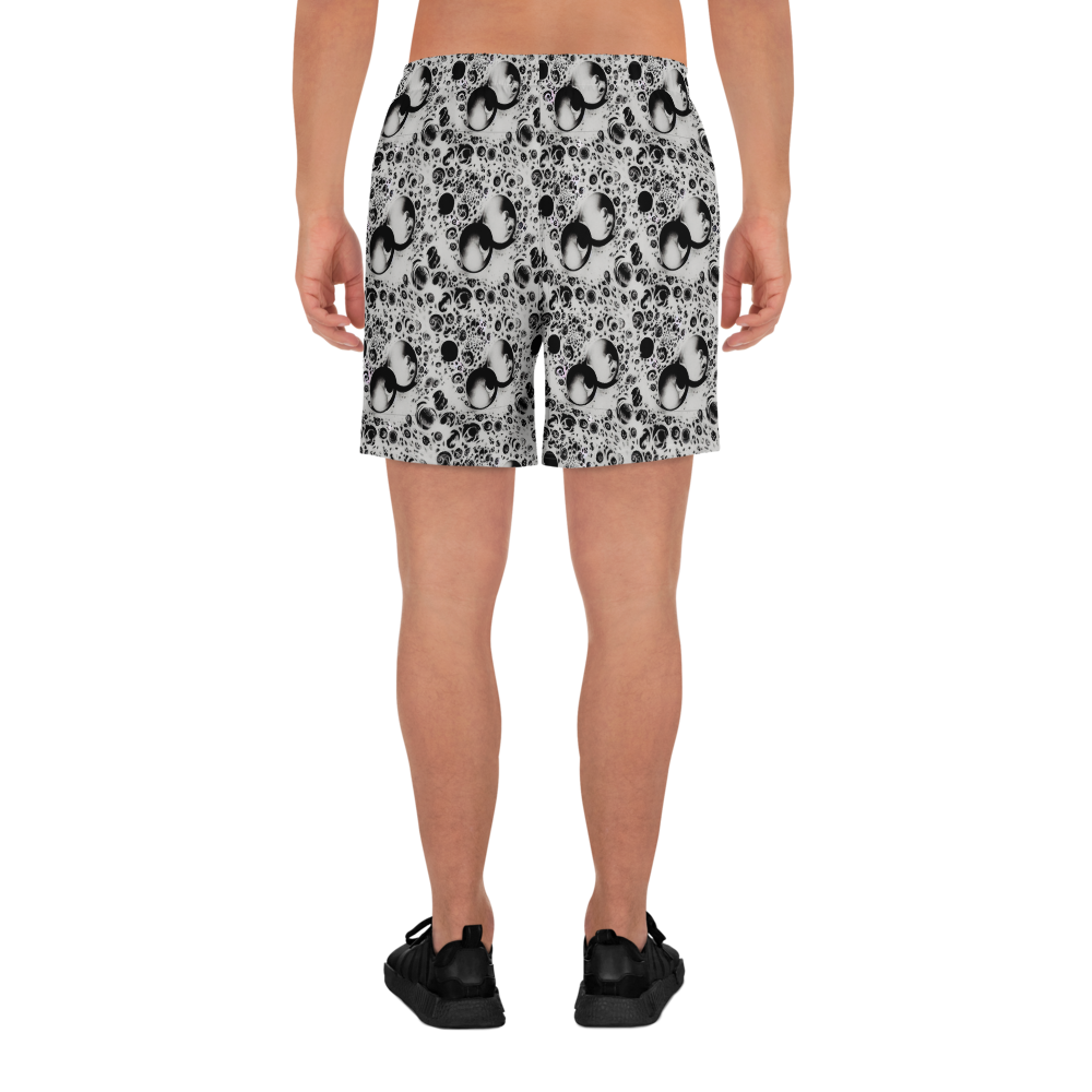 Men's Athletic Shorts - Crater Swirl