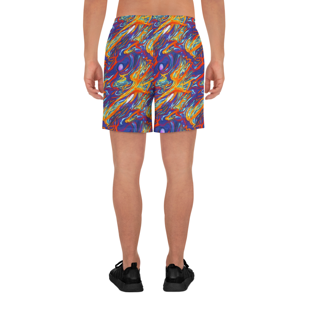 Men's Athletic Shorts - Galactic Ember