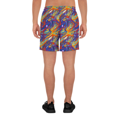Men's Athletic Shorts - Galactic Ember