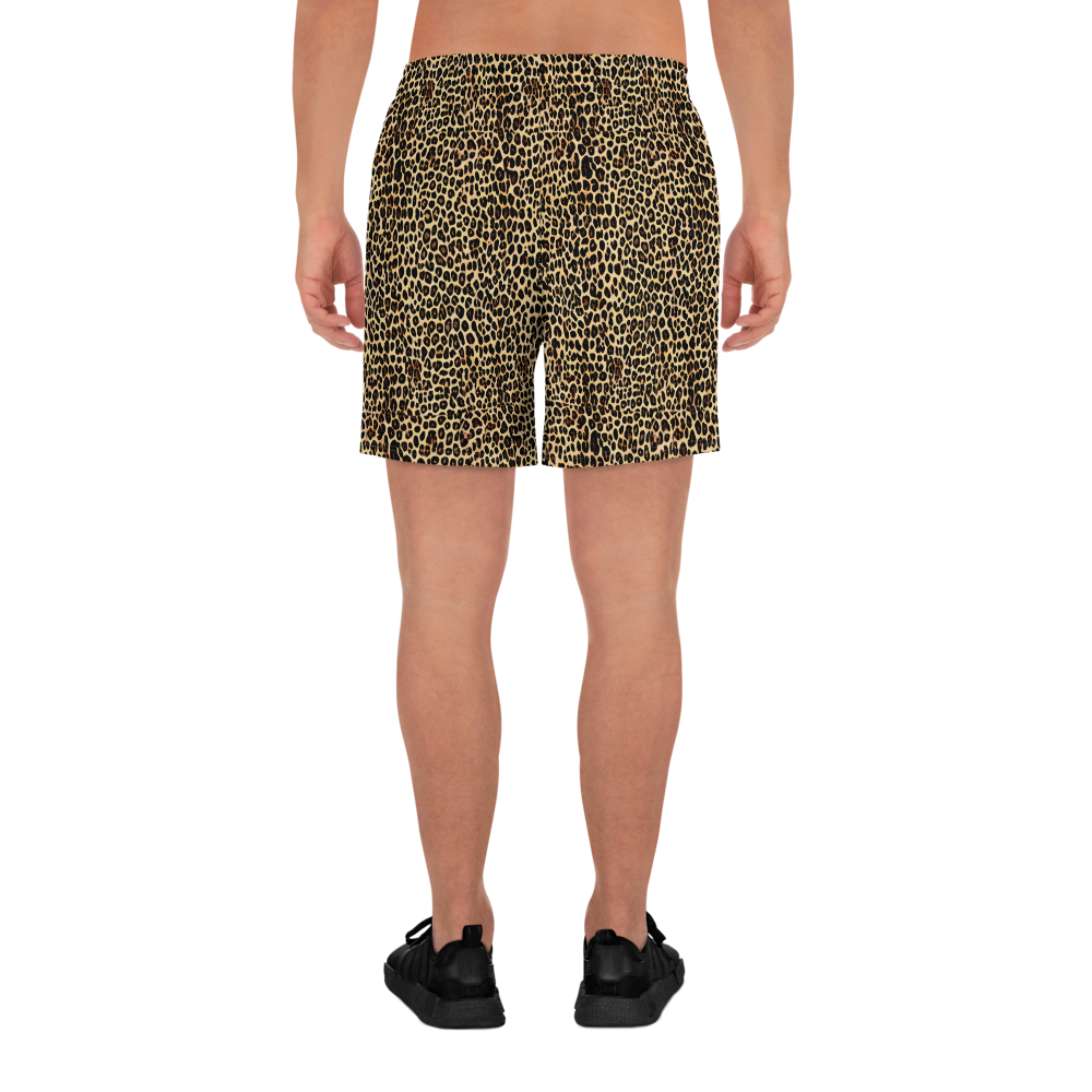 Men's Athletic Shorts - Cheetah Mosaic