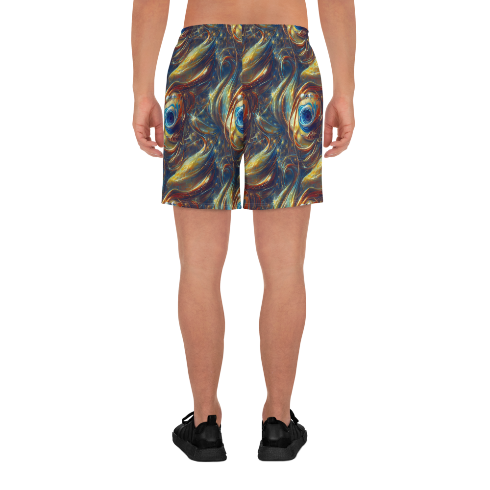 Men's Athletic Shorts - Celestial Vortex