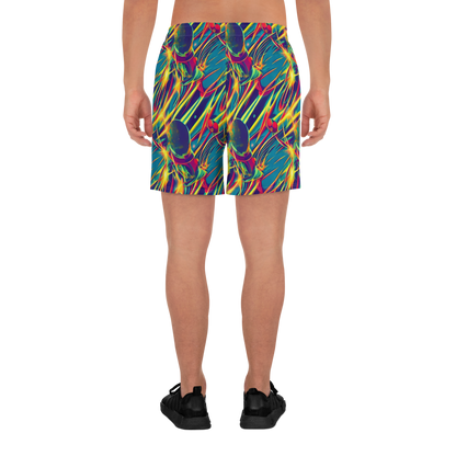 Men's Athletic Shorts - Cosmic Inferno