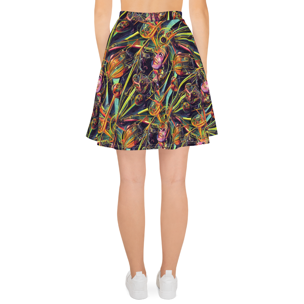 Skater Skirt - Psychedelic Deep Space