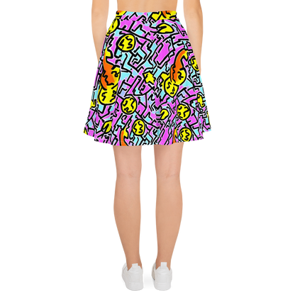 Skater Skirt - Punk Doodles