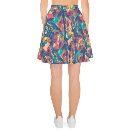 Skater Skirt - Neon Aurora