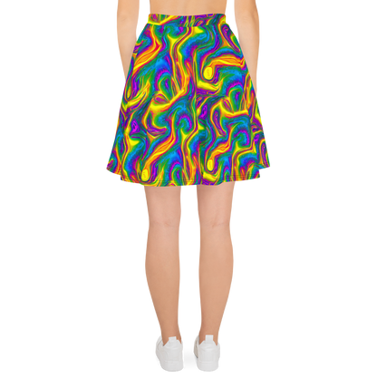 Skater Skirt - Electric Aurora