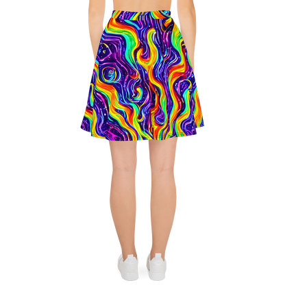 Skater Skirt - Galactic Flames