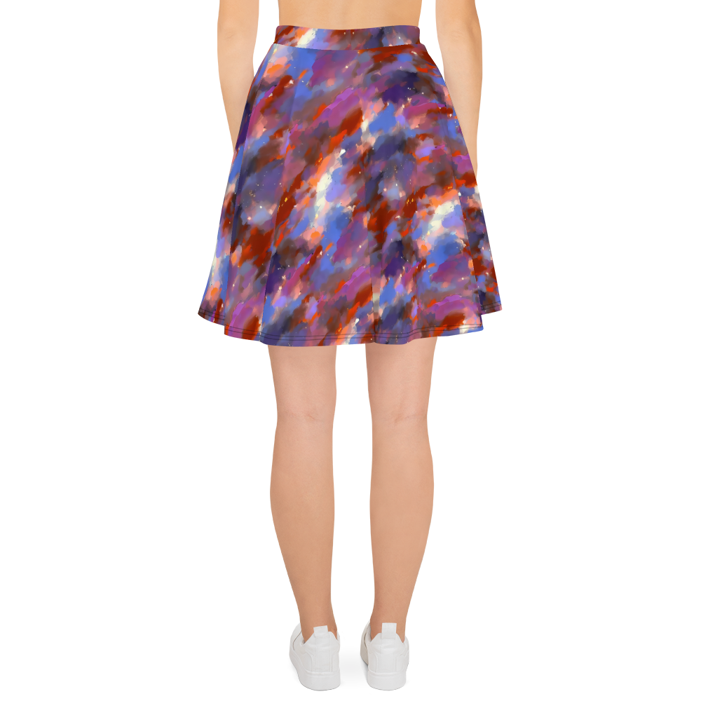 Skater Skirt - Celestial Brushstroke