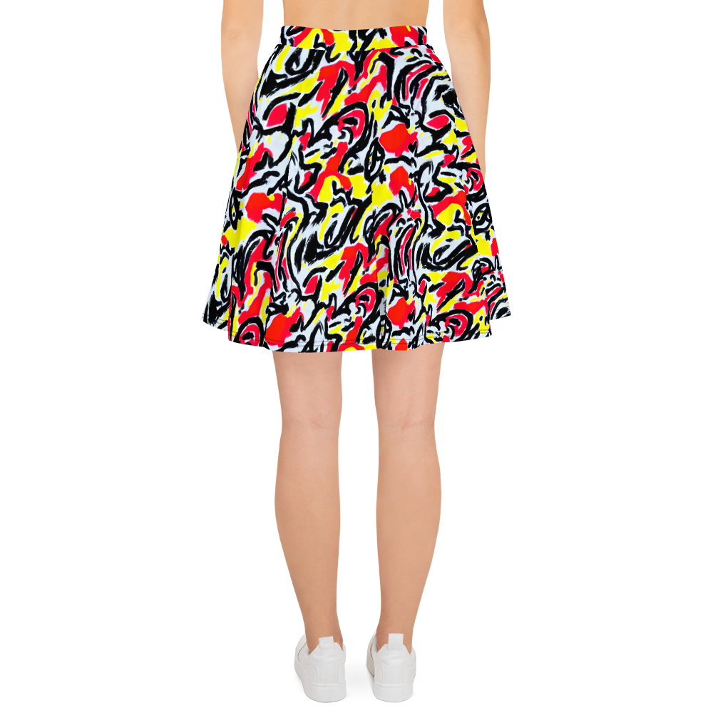 Skater Skirt - Cosmic Brushstrokes