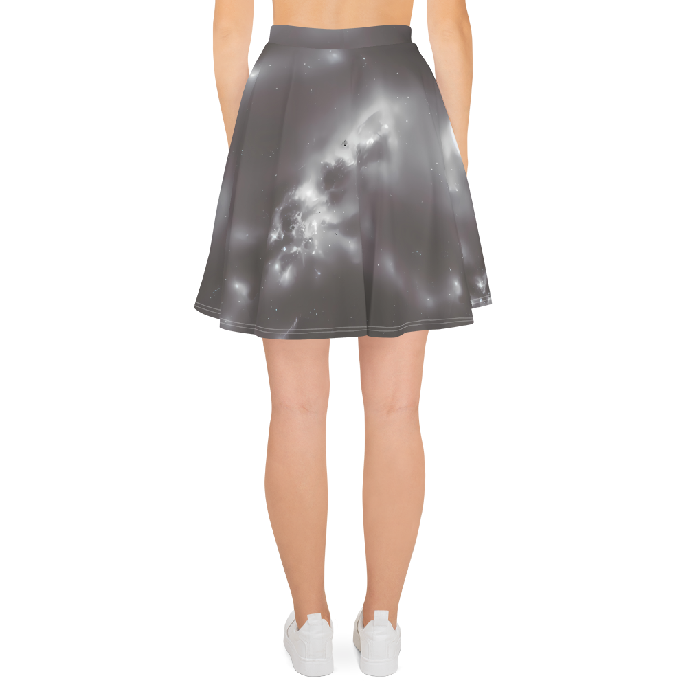 Skater Skirt - Silver Nebula