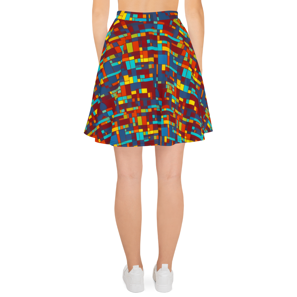 Skater Skirt - Astral Grid