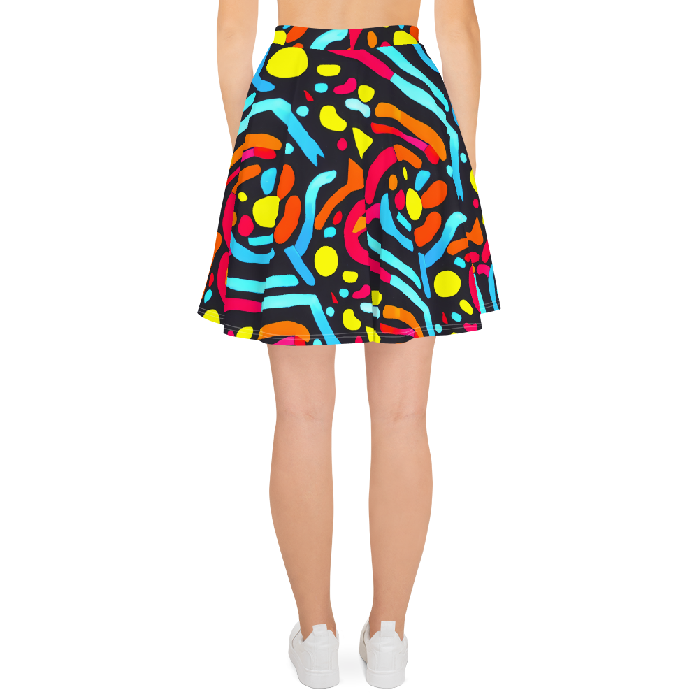 Skater Skirt - Midnight Stream