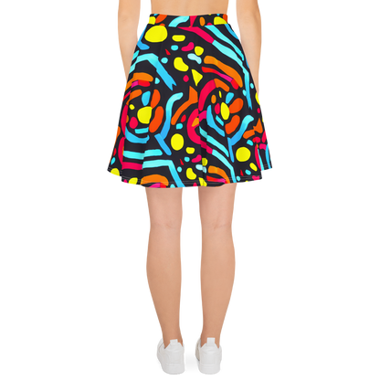 Skater Skirt - Midnight Stream