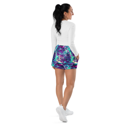 Women’s Athletic Shorts - Synthwave Surge