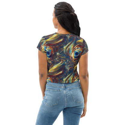 Women's Crop Tee - Celestial Vortex