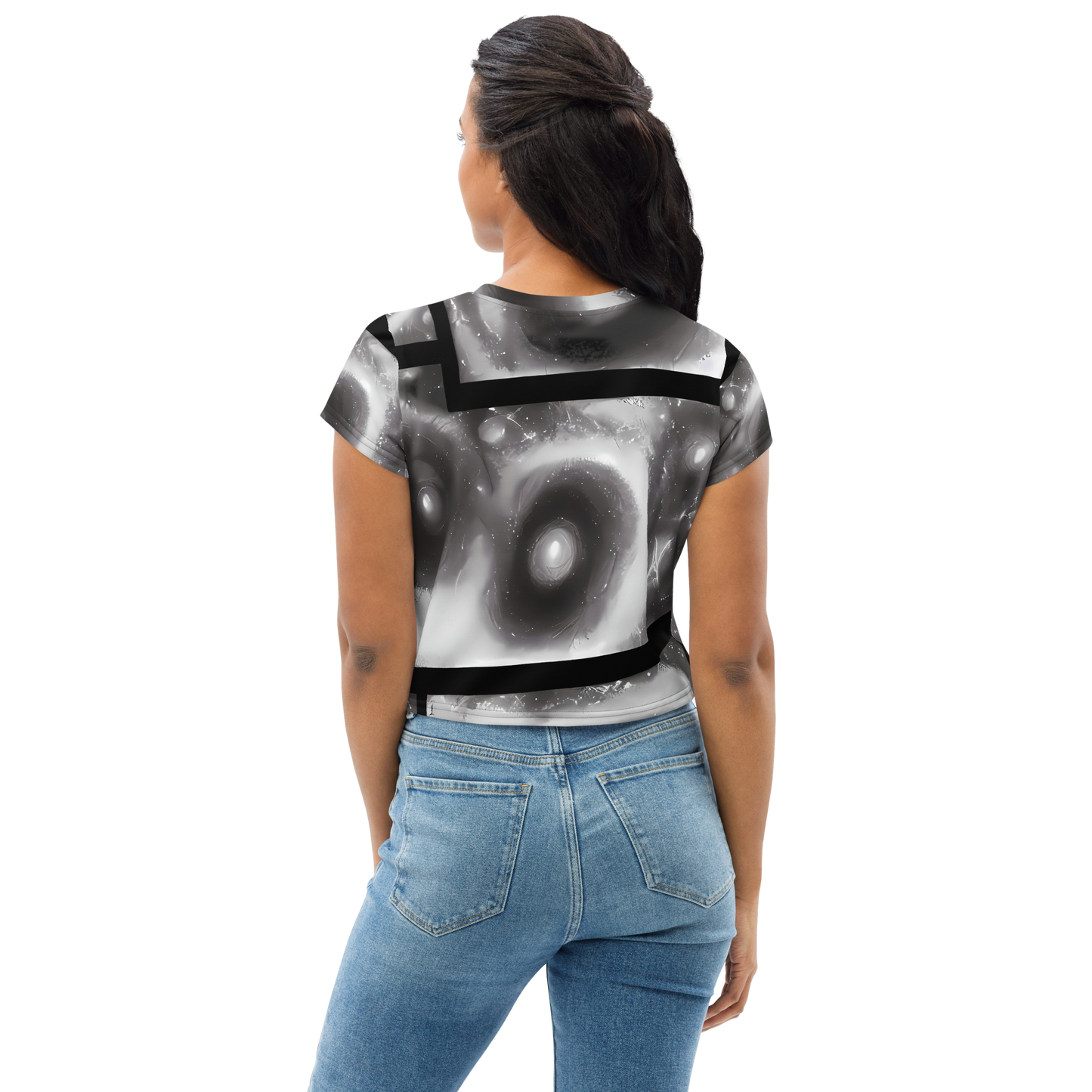 Women's Crop Tee - Arbus Whorls