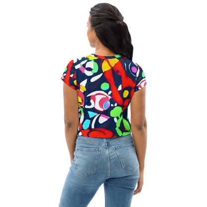 Women's Crop Tee - Chagall's Dream