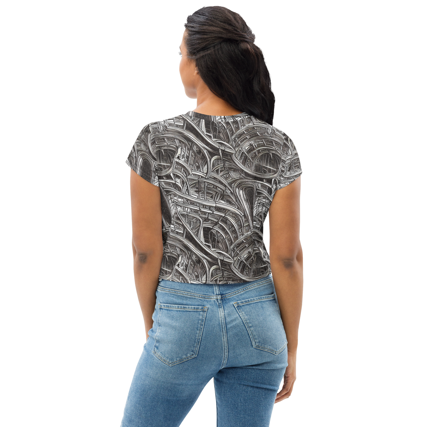 Women's Crop Tee - Piranesi's Dream