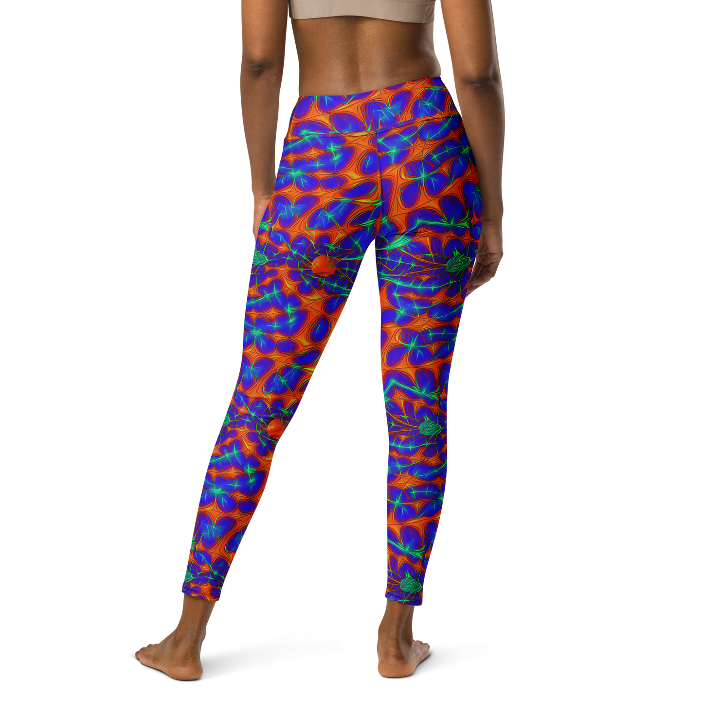 Yoga Leggings - Nebula Tides