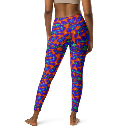 Yoga Leggings - Nebula Tides