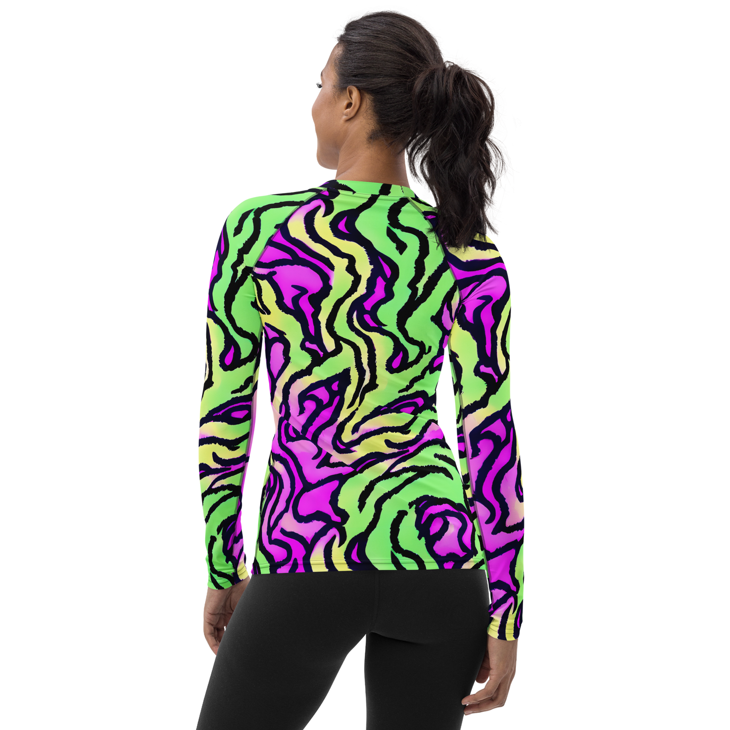 Women's Rash Guard - Mintchine Maze