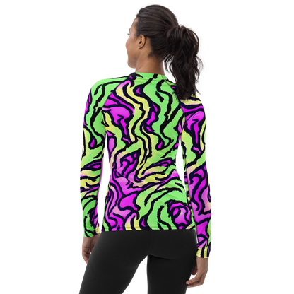 Women's Rash Guard - Mintchine Maze