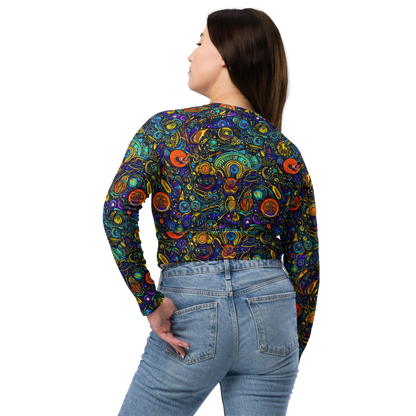 Long Sleeve Crop Top - Vasnetsov Vortex