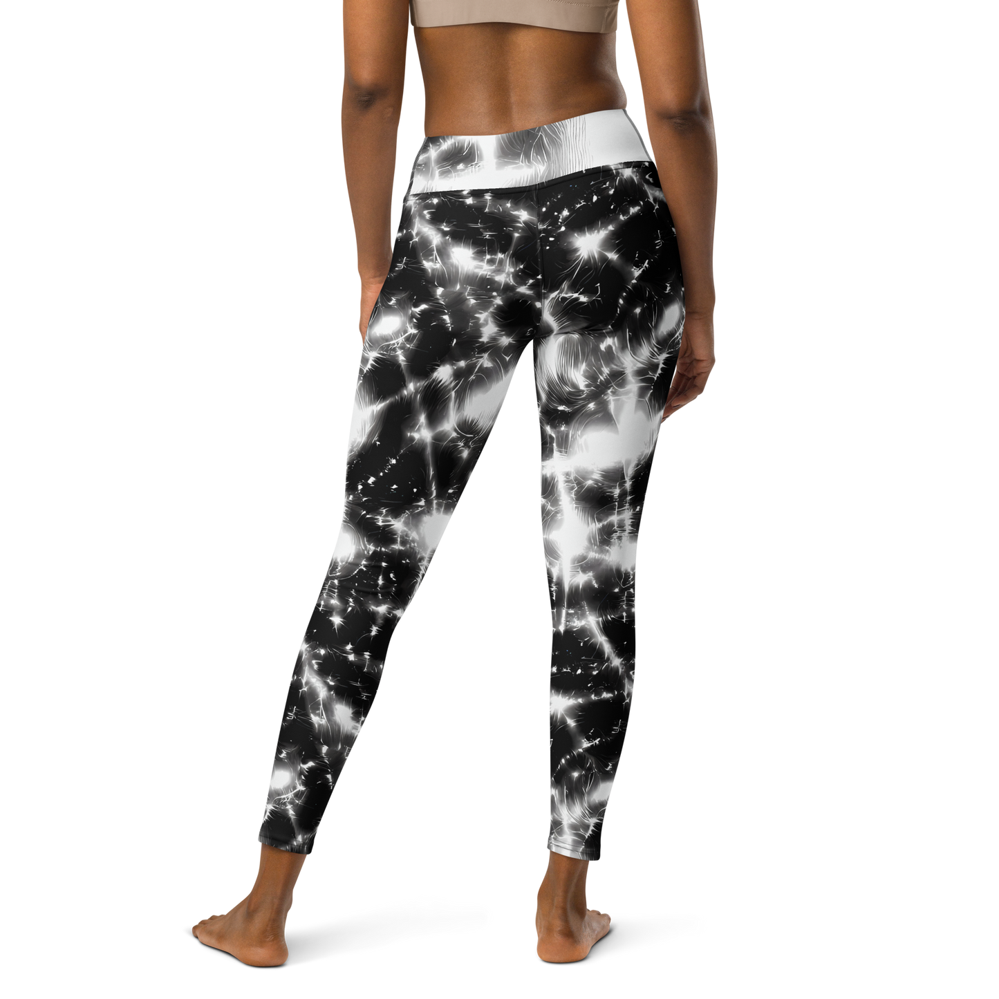 Yoga Leggings - Electric Nightfall