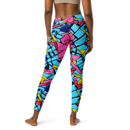 Yoga Leggings - Barbier Bloom