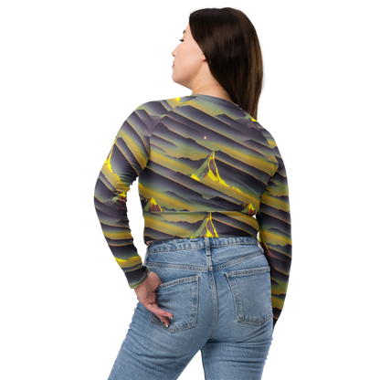 Long Sleeve Crop Top - Surreal Summit